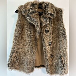 Siena Studio faux fur vest